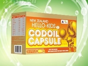 新西兰HELLO－KIDS婴幼儿鳕鱼肝油软胶囊招商