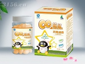 QQ软钙开胃消食D3高钙软片招商